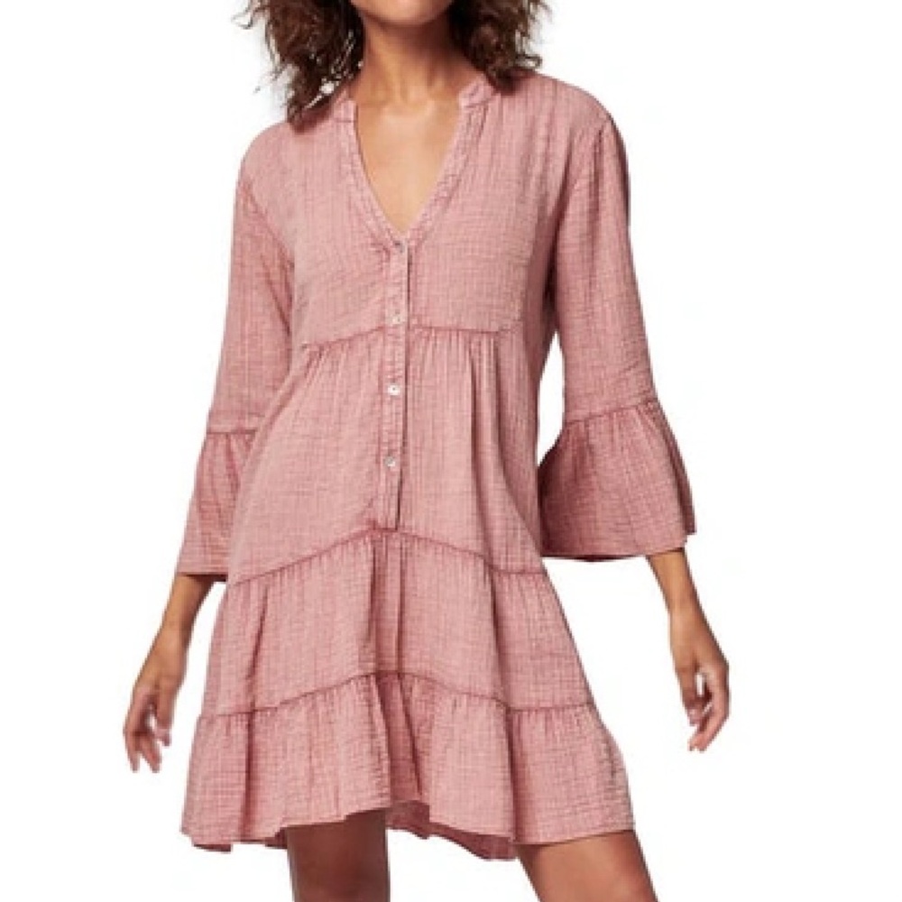 Faherty Dream Cotton Gauze Tunic Dress